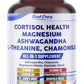 CORTISOL Health Ashwagandha Magnesium Chamomile L-Theanine - Made in USA