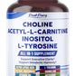 Ultra Choline, Acetyl-L-Carnitine, Inositol & L-Tyrosine – Daily Supplement for Executive Focus & Metabolic Harmony – Made in The USA – 150 Capsules