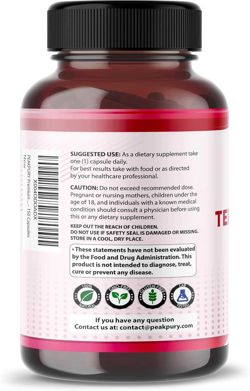 All-in-1 Herbal Blend with Forskolin, Berberine & L-Carnitine – Daily Wellness Support – 150 Capsules