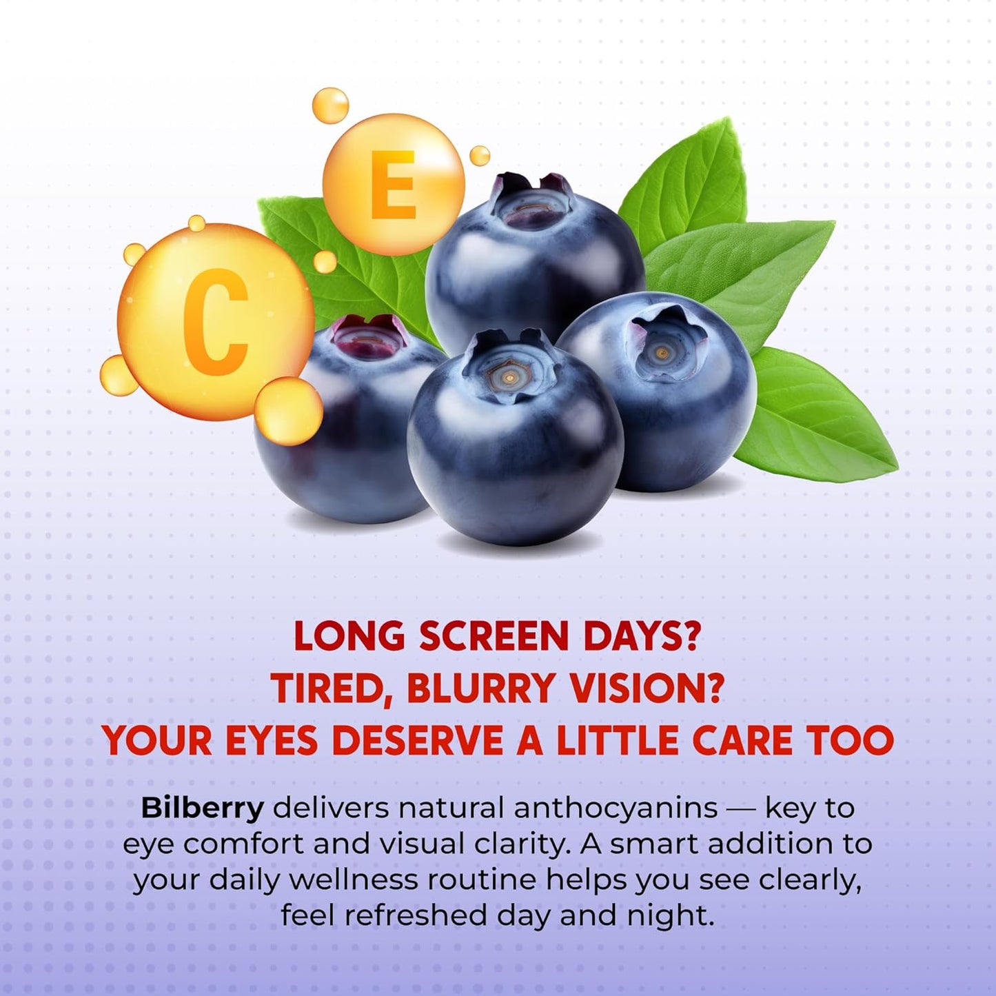 All-in-1 Bilberry Eyebright Astaxanthin Elderberry Resveratrol Supplement - Rich in Antioxidants & Supports Eye Health - Made in The USA -150 Capsules