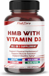 HMB 3000 mg with Vitamin D3, Creatine, L-Carnitine & Beta-Alanine – All-in-One Daily Support for Strength & Active Wellness – 150 Capsules – Made in USA