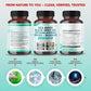Sea Moss Black Seed Oil Ashwagandha Ginger Burdock Bladderwrack - Immunity Support - Made in USA