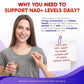 NAD+ Trans-Resveratrol Berberine Quercetin Fisetin Milk Thistle - Made in USA