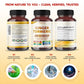 Ultra Ginger & Turmeric Aids Digestion & Supports Heart Health – Includes Cayenne Pepper, Lemon Balm, Cinnamon, Peppermint, Green Tea - Made in The USA- 150 Capsules